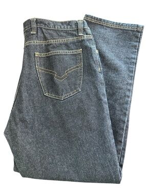 Halogen Men's Dark Blue Denim Jeans - Relaxed Fit 38x32